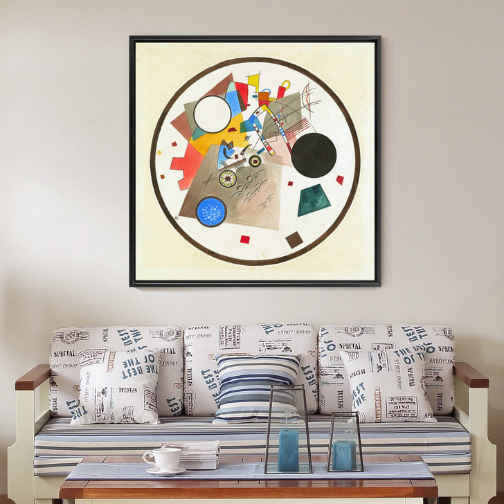 Wassily Kandinsky,Light Circle,Abstract art,large wall art,framed wall art,canvas wall art,large canvas,M7289