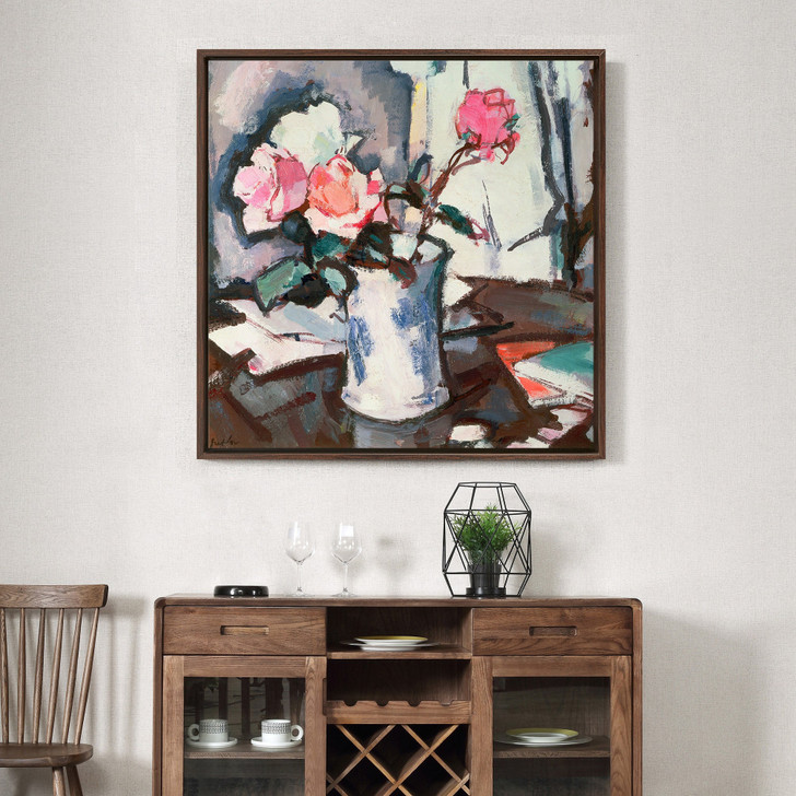 Samuel John Peploe,Pink Roses,large wall art,framed wall art,canvas wall art,large canvas,M7256