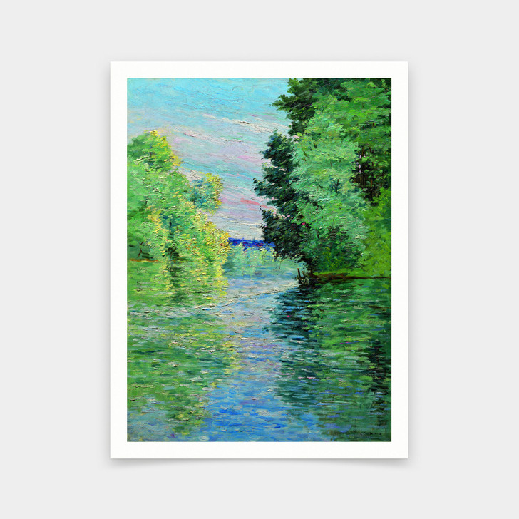 Gustave Caillebotte, The Small Arm of the Seine at Argenteuil,art prints,Vintage art,canvas wall art,famous art prints,V5902