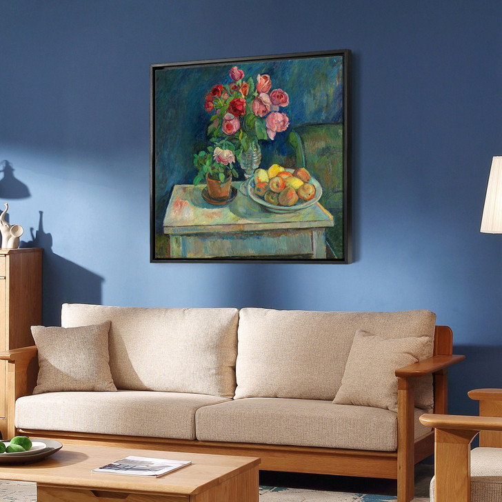 Oluf Wold Torne,Apples and Roses,large wall art,framed wall art,canvas wall art,large canvas,M7207