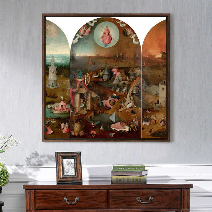 Hieronymus Bosch,The Last Judgment,large wall art,framed wall art,canvas wall art,large canvas,M7137