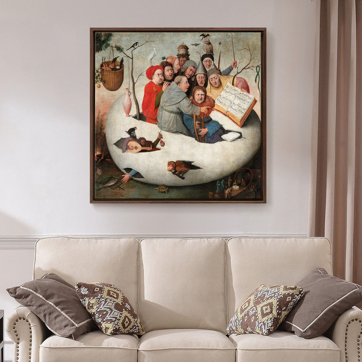 Hieronymous Bosch,Concert in the Egg,large wall art,framed wall art,canvas wall art,large canvas,M7131
