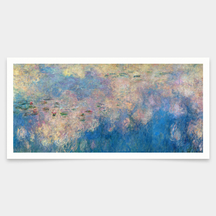Claude Monet,The Waterlilies  The Clouds,art prints,Vintage art,canvas wall art,famous art prints,V7804