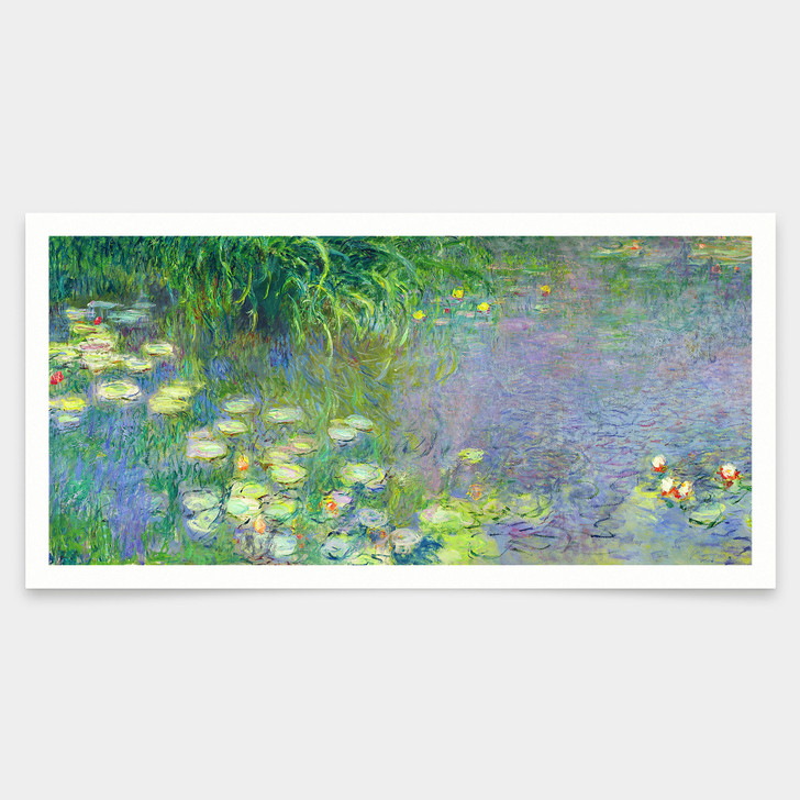 Claude Monet,Waterlilies Morning,art prints,Vintage art,canvas wall art,famous art prints,V7806