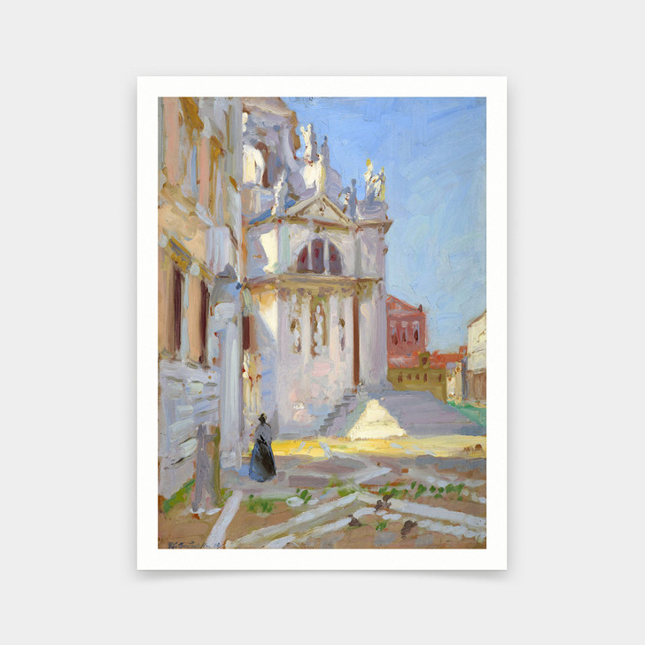 Francis Campbell Boileau Cadell,Santa Maria della Salute Venice,art prints,Vintage art,canvas wall art,famous art prints,V5701