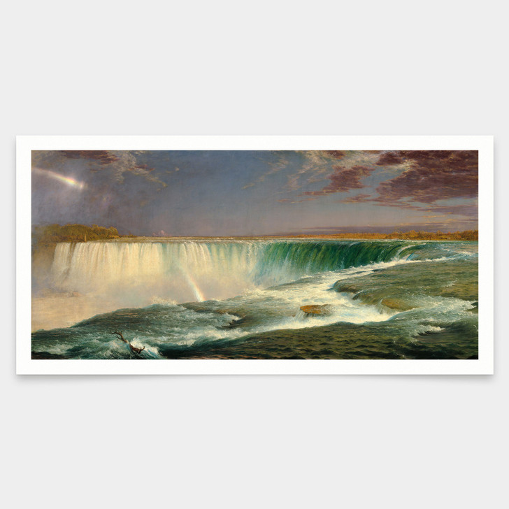 Frederic Edwin Church,Niagara, 1875,art prints,Vintage art,canvas wall art,famous art prints,V7822