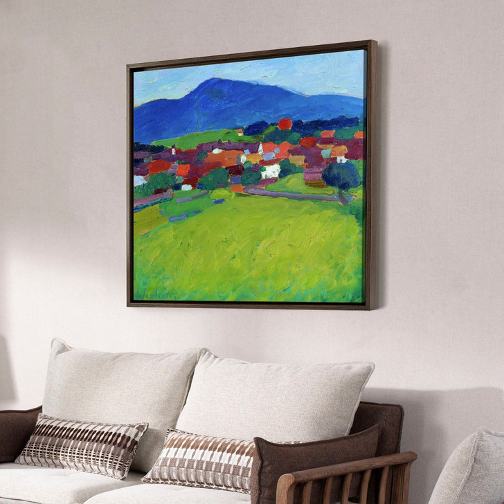 Alexej von Jawlensky,The Village of Murnau,large wall art,framed wall art,canvas wall art,large canvas,M6951