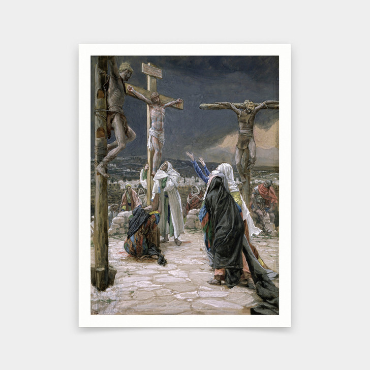 James Tissot,The Death of Jesus,art prints,Vintage art,canvas wall art,famous art prints,V6083