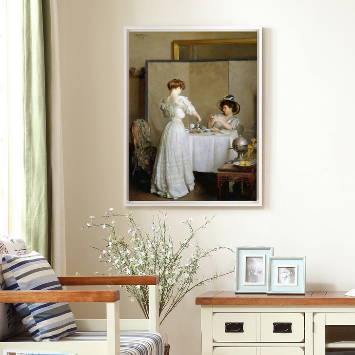 William McGregor Paxton,Tea Leaves,large wall art,framed wall art,canvas wall art,large canvas,M6890