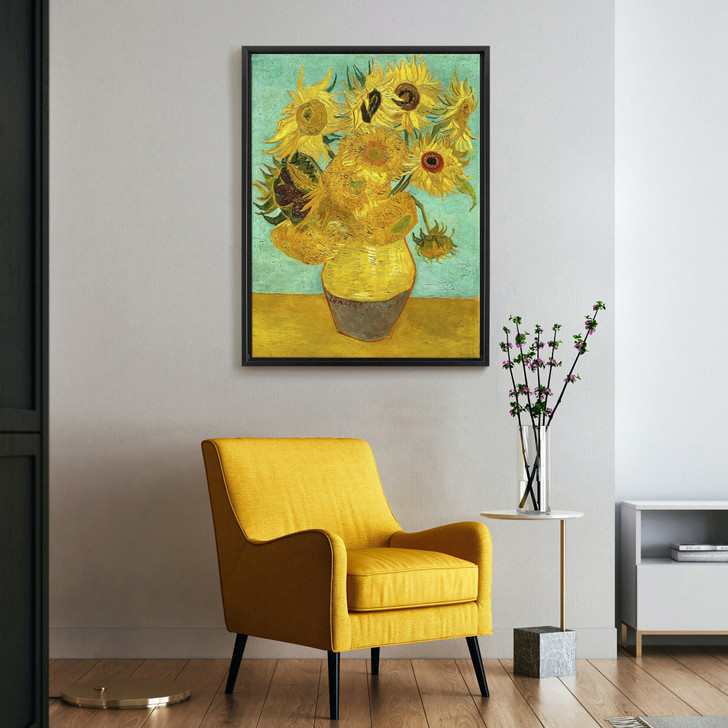 Vincent van Gogh,Sunflowers, 1888,large wall art,framed wall art,canvas wall art,large canvas,M6843