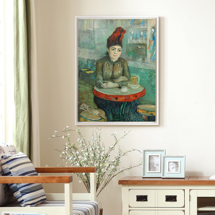 Vincent van Gogh,In the Café Agostina Segatori in Le Tambourin,large wall art,framed wall art,canvas wall art,large canvas,M6829