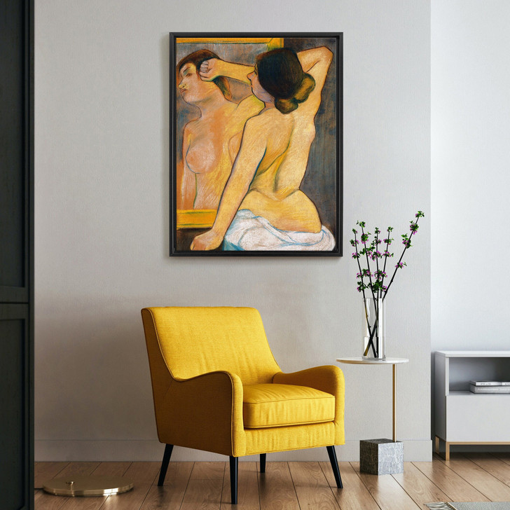 Suzanne Valadon,Nude Woman in Front of a Mirror Pastel,large wall art,framed wall art,canvas wall art,large canvas,M6769