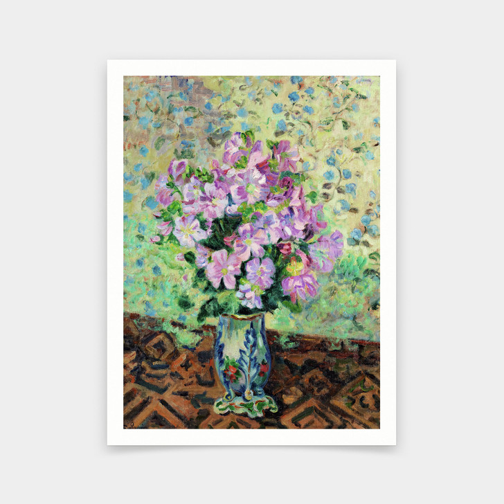 Armand Guillaumin,Vase of Flowers,art prints,Vintage art,canvas wall art,famous art prints,V5346