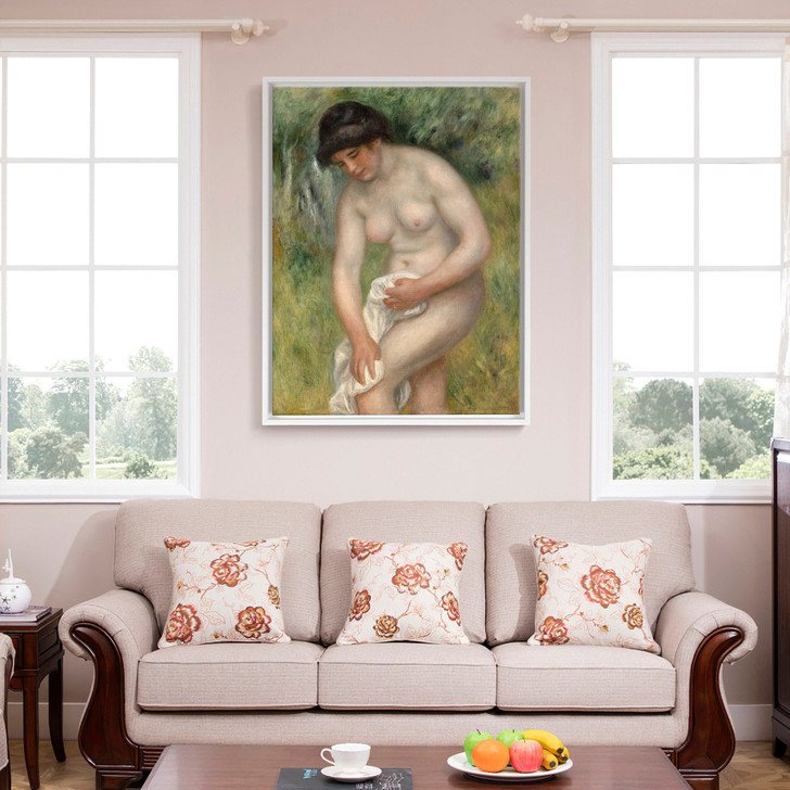 Pierre Auguste Renoir,Bather Drying Herself,large wall art,framed wall art,canvas wall art,large canvas,M6587