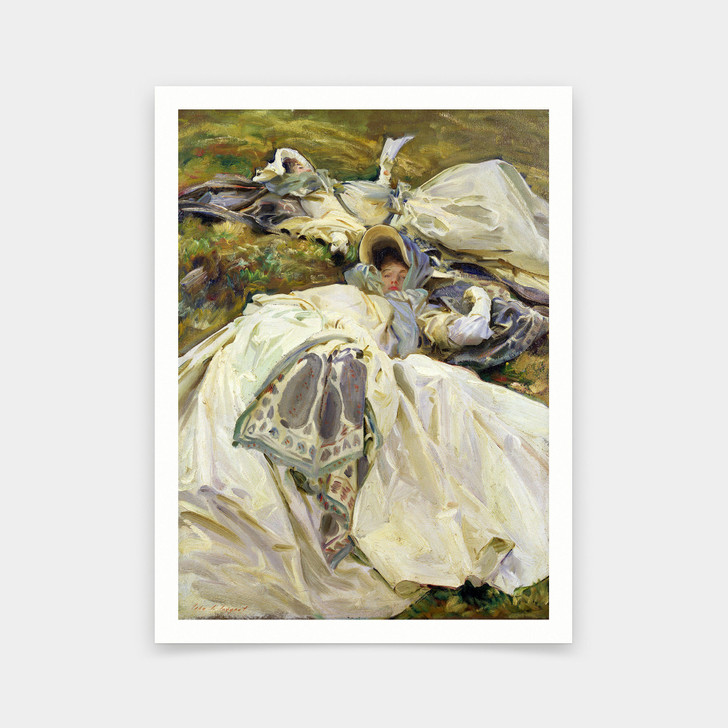 John Singer Sargent,Two White Dresses, 1911,art prints,Vintage art,canvas wall art,famous art prints,V6240