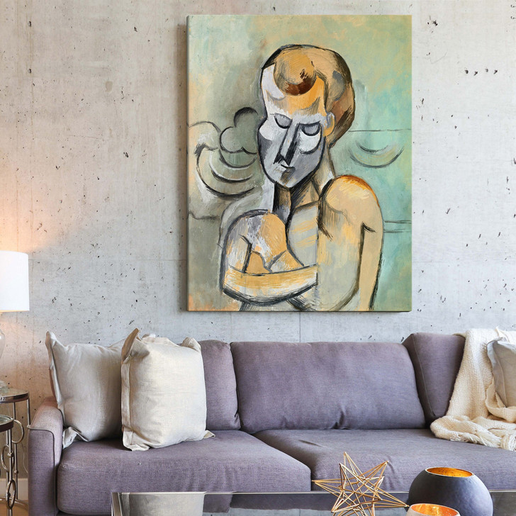 Pablo Picasso,Man with his Arms Crossed,large wall art,framed wall art,canvas wall art,large canvas,M6480