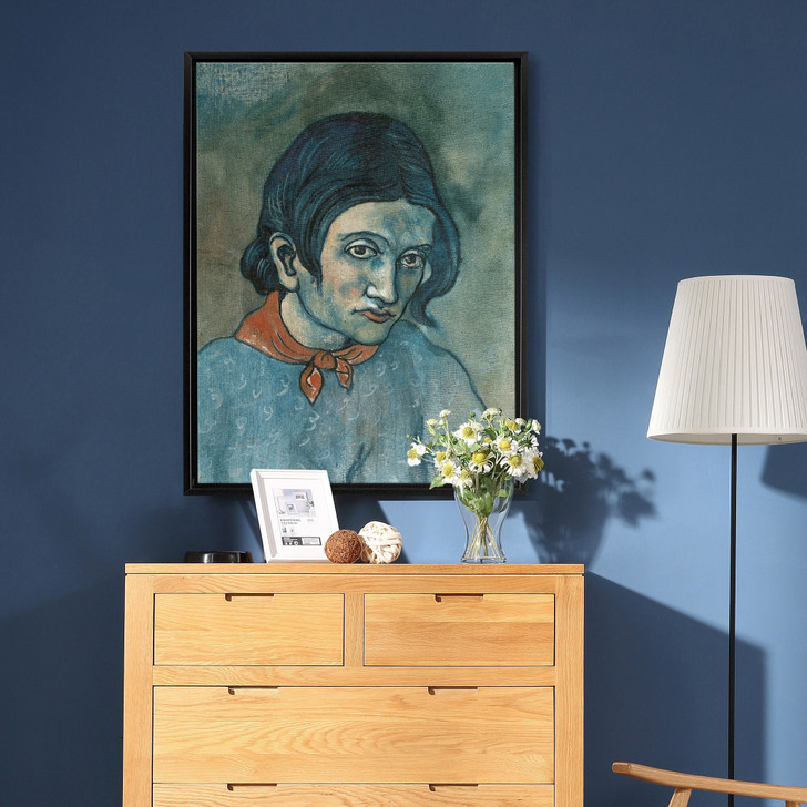 Pablo Picasso,Head of a Woman,Portrait of Genevieve,large wall art,framed wall art,canvas wall art,large canvas,M6477