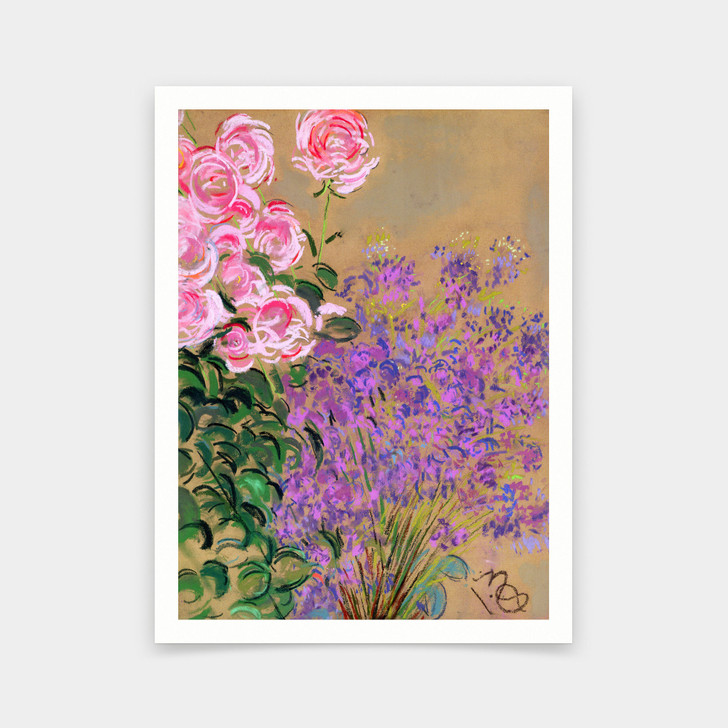 Anna de Noailles,Flowers  Pastel,art prints,Vintage art,canvas wall art,famous art prints,V5327