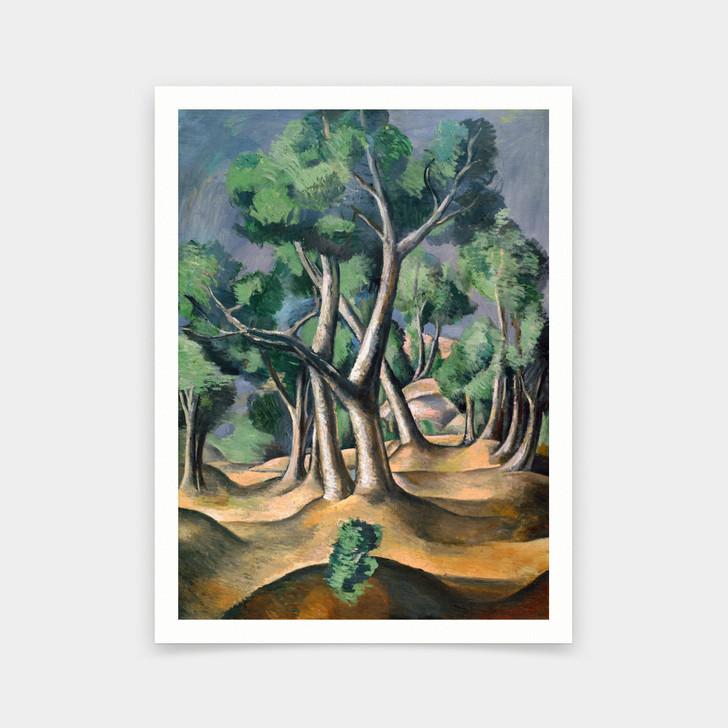 Andre Derain,Grove,Forest landscape,art prints,Vintage art,canvas wall art,famous art prints,V5317