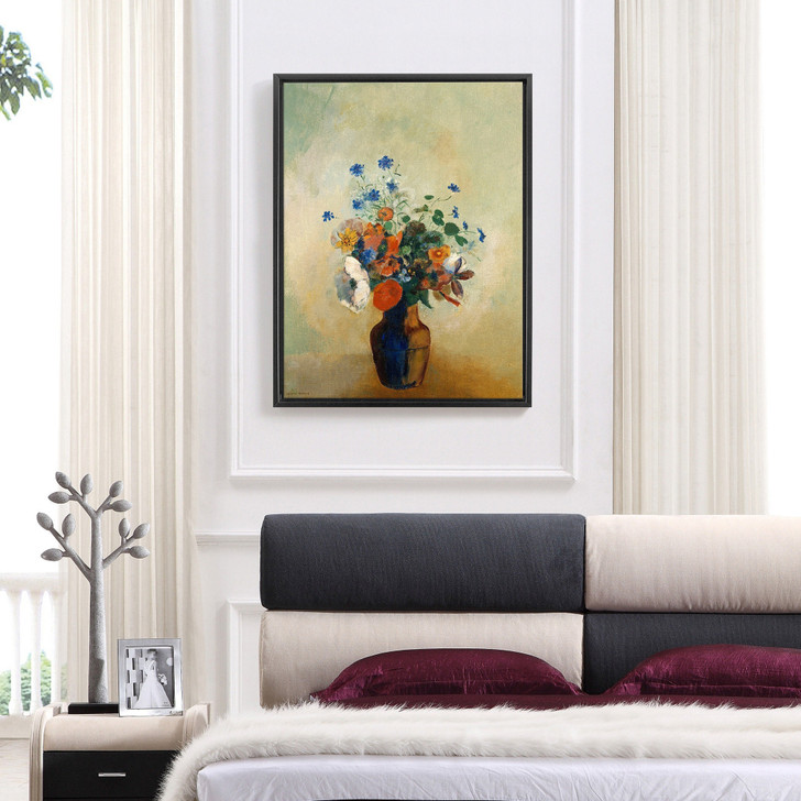 Odilon Redon,Wild Flowers,large wall art,framed wall art,canvas wall art,large canvas,M6453
