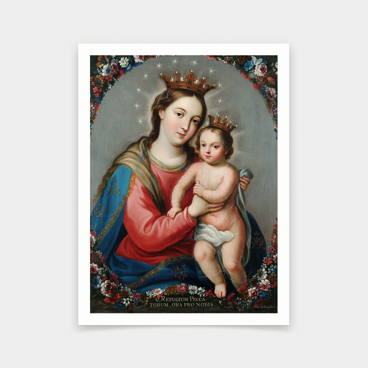 Joseph de Paez,Virgin of the Refuge,art prints,Vintage art,canvas wall art,famous art prints,V6262