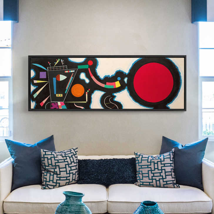 Wassily Kandinsky,Le Rond Rouge,,Abstract Art,Canvas Print,Canvas Art,Canvas Wall Art,Large Wall Art,Framed Wall Art,Panoramic Wall Art P298