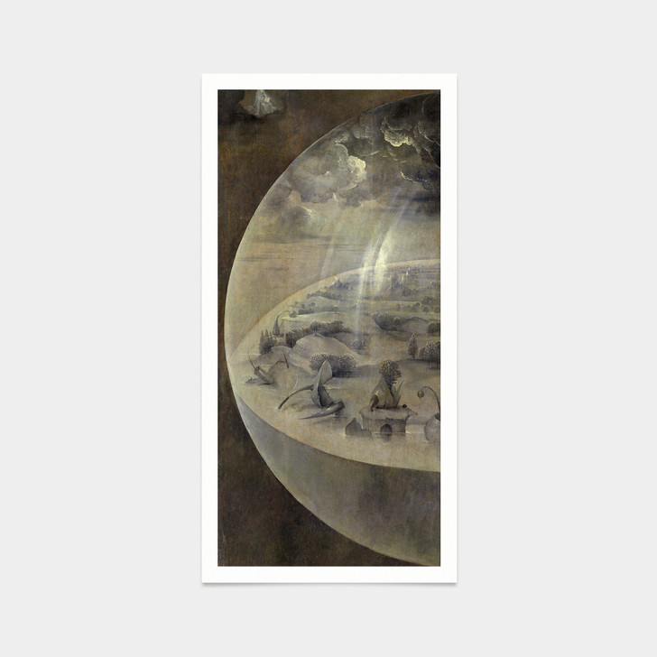 Hieronymus Bosch,The Creation of the World, Left Panel,art prints,Vintage art,canvas wall art,famous art prints,vertical narrow prints,V7419