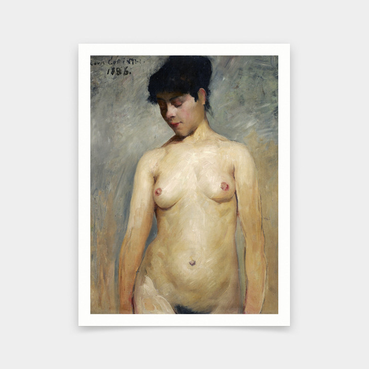 Lovis Corinth,Nude Girl,art prints,Vintage art,canvas wall art,famous art prints,V6342