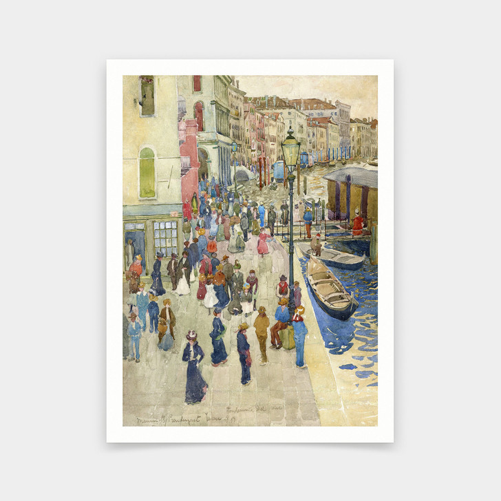 Maurice Prendergast,Venice, 1898,art prints,Vintage art,canvas wall art,famous art prints,V6403