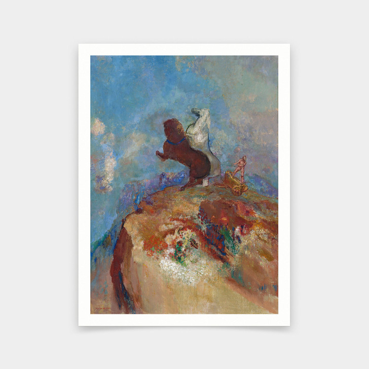 Odilon Redon,Apollo prints,The Chariot of Apollo,art prints,Vintage art,canvas wall art,famous art prints,V6437