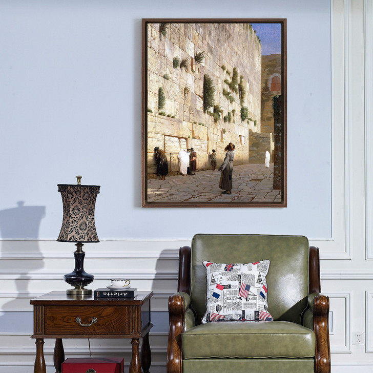 Jean Leon Gerome,Solomon's Wall, Jerusalem  The Wailing Wall,large wall art,framed wall art,canvas wall art,large canvas,M6155