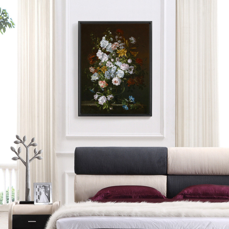 Jean Baptiste Monnoyer,Flowers,Vase still life,large wall art,framed wall art,canvas wall art,large canvas,M6133