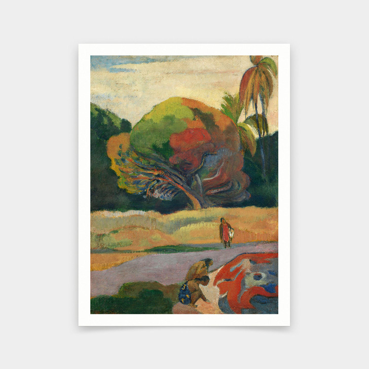 Paul Gauguin,Women on the Banks of the River,art prints,Vintage art,canvas wall art,famous art prints,V6544