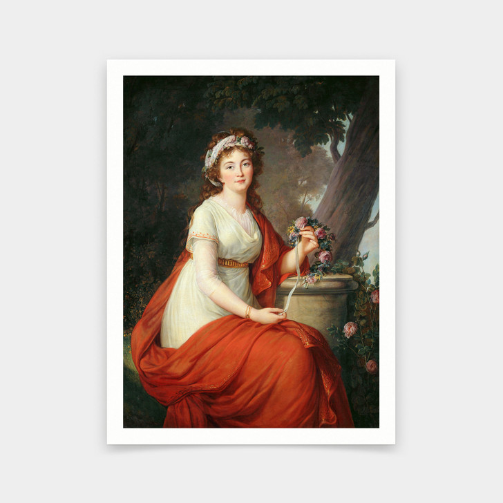 VIGÉE-LE BRUN, Elisabeth-Louise,Princess Youssoupoff,art prints,Vintage art,canvas wall art,famous art prints,q672