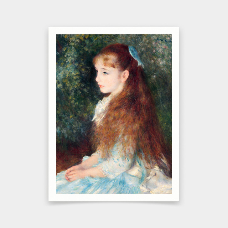 Pierre-Auguste Renoir,Portrait d'Irène Cahen d'Anvers,art prints,Vintage art,canvas wall art,famous art prints,q633
