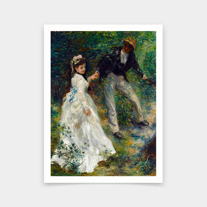 Pierre Auguste Renoir,La Promenade,art prints,Vintage art,canvas wall art,famous art prints,q611