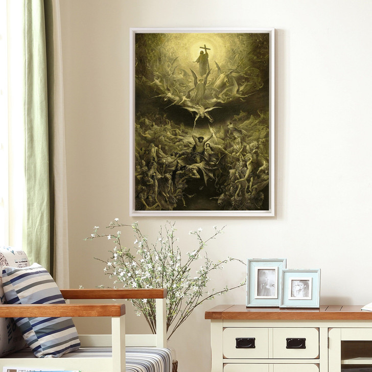 Gustave Dore,Triumph of Christianity Over Paganism,large wall art,framed wall art,canvas wall art,large canvas,M5917