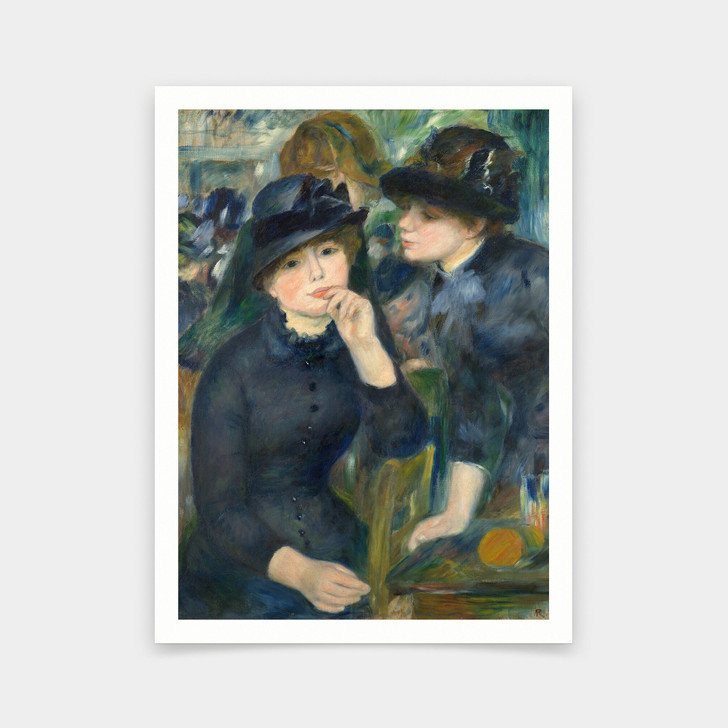 Pierre Auguste Renoir,Girls in black,art prints,Vintage art,canvas wall art,famous art prints,V6601