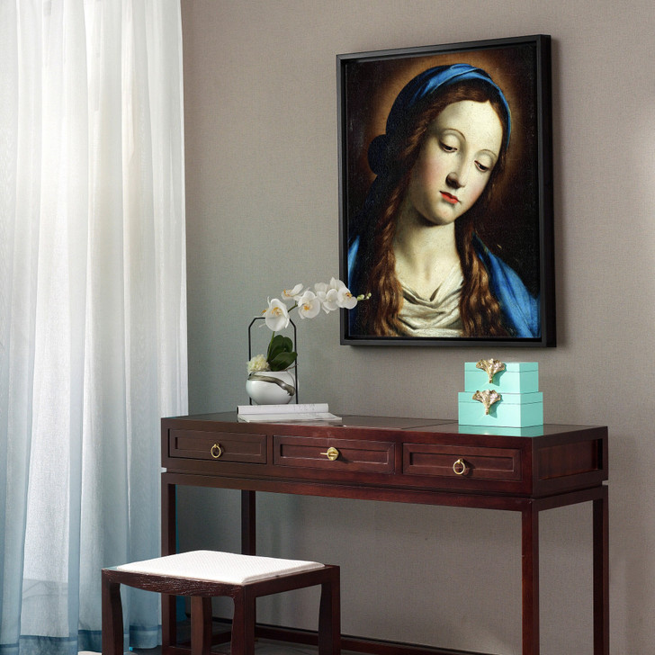 Giovanni Battista Salvi,The Virgin Mary,large wall art,framed wall art,canvas wall art,large canvas,M5856