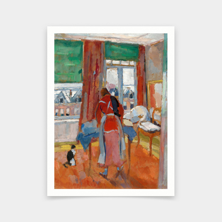 Rik Wouters,Ironing,art prints,Vintage art,canvas wall art,famous art prints,V6680