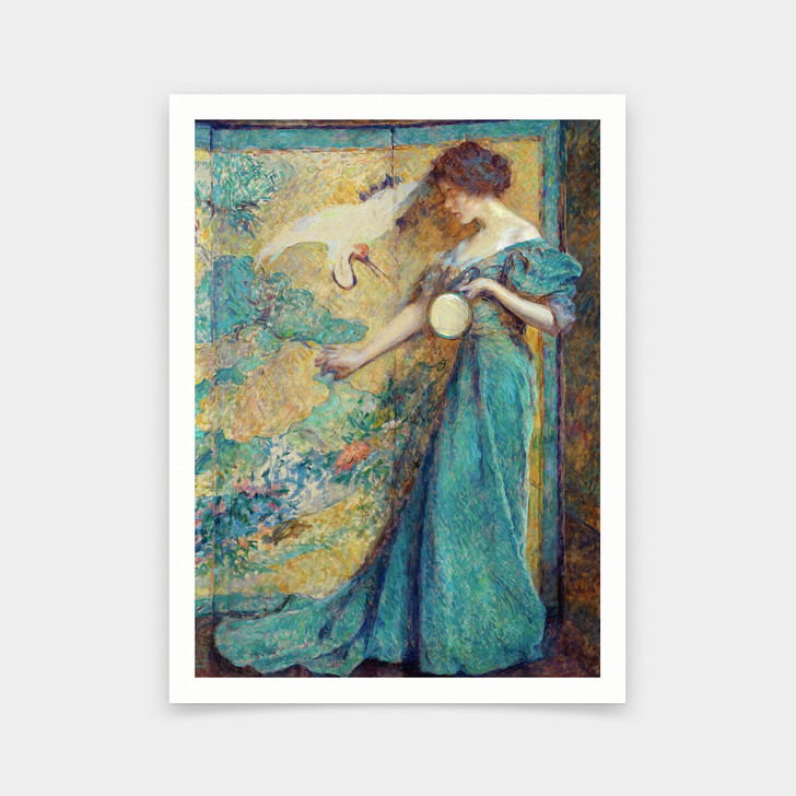 Robert Reid,The Mirror, 1910,art prints,Vintage art,canvas wall art,famous art prints,V6691