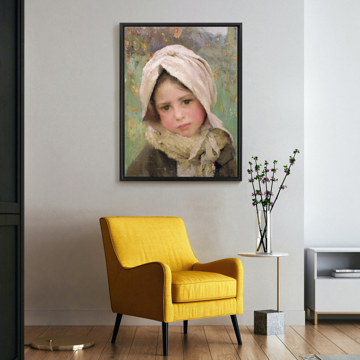 George Clausen,A Little Child, 1888,large wall art,framed wall art,canvas wall art,large canvas,M5778