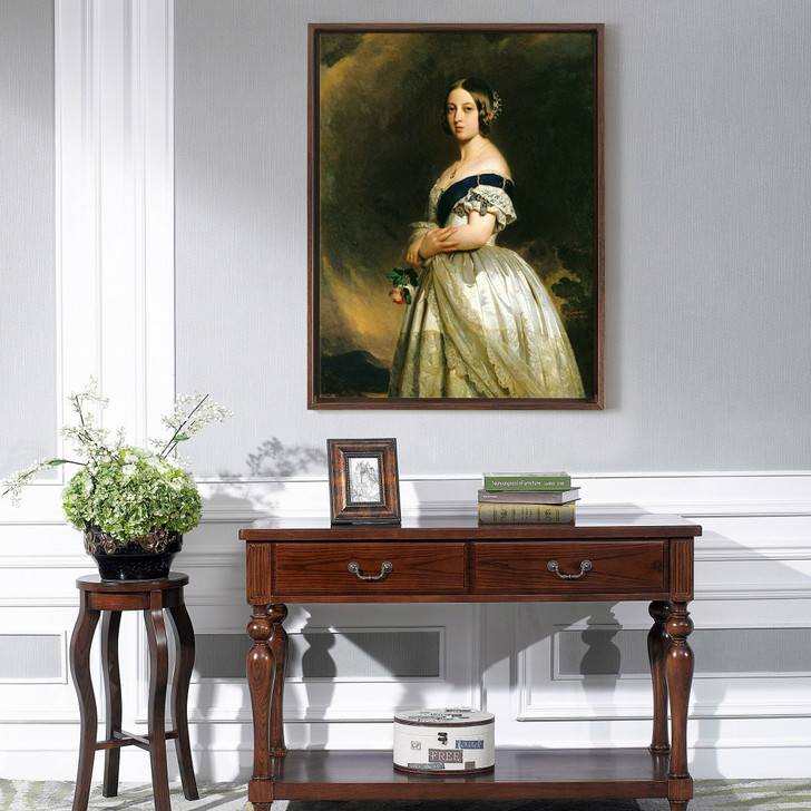 Franz Xaver Winterhalter,Queen Victoria,large wall art,framed wall art,canvas wall art,large canvas,M5736