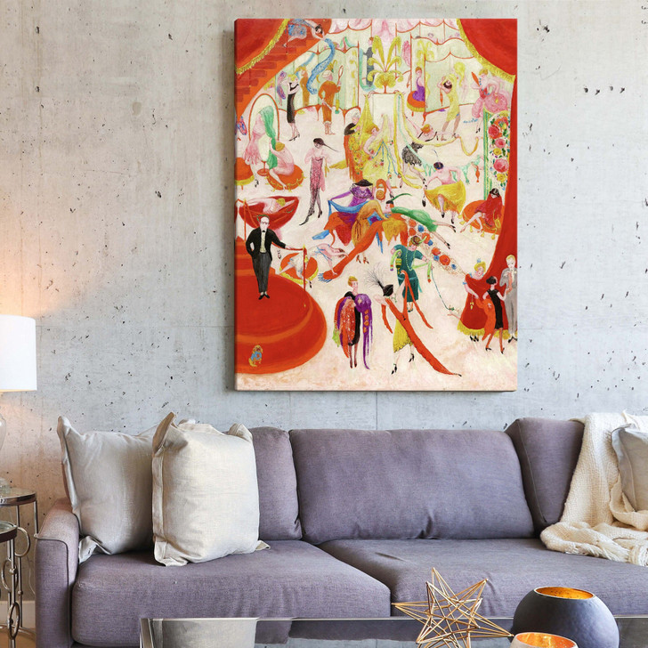 Florine Stettheimer,Spring Sale at Bendel's,large wall art,framed wall art,canvas wall art,large canvas,M5685