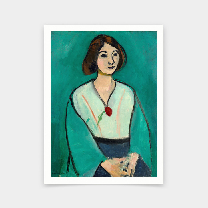 Henri Matisse,The lady in green,art prints,Vintage art,canvas wall art,famous art prints,q494