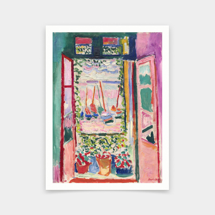 Henri Matisse,Open Window, Collioure,art prints,Vintage art,canvas wall art,famous art prints, q488