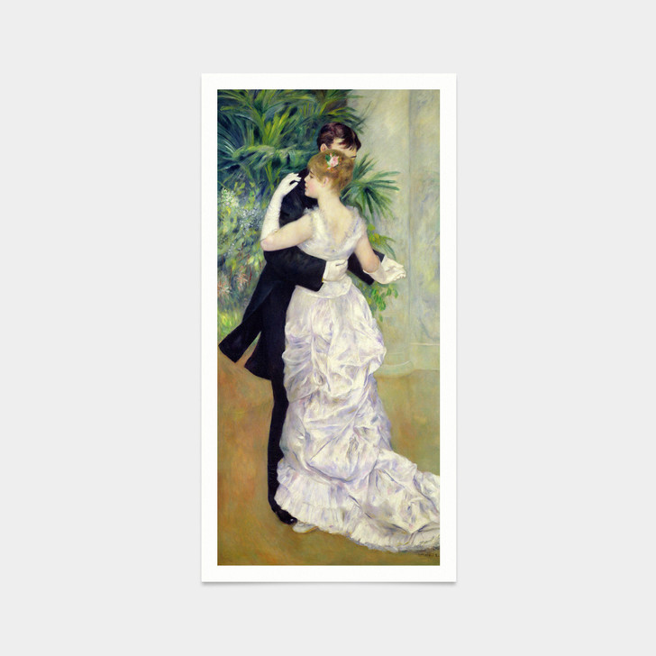 Pierre Auguste Renoir,Dance in the City,art prints,Vintage art,canvas wall art,famous art prints,vertical narrow prints,V7493