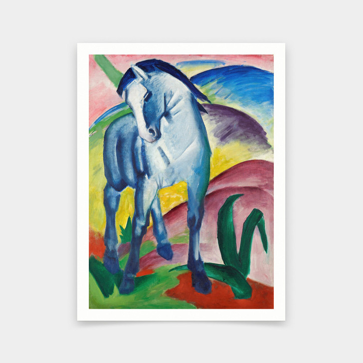 Franz Marc,Blue Horse I,art prints,Vintage art,canvas wall art,famous art prints,2V197