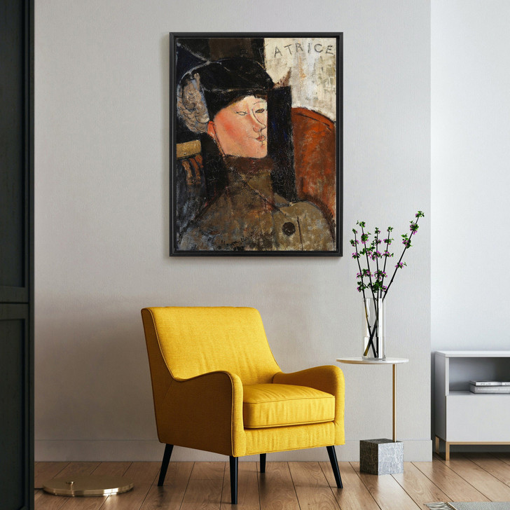 Amedeo Modigliani,Beatrice,large wall art,framed wall art,canvas wall art,large canvas,M5304