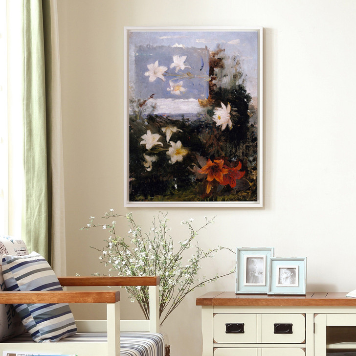 Abbott Handerson Thayer,Flower Studies,large wall art,framed wall art,canvas wall art,large canvas,M5220
